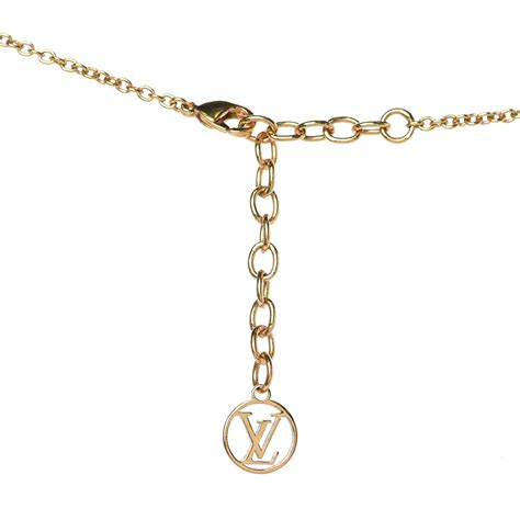 lv necklace charm